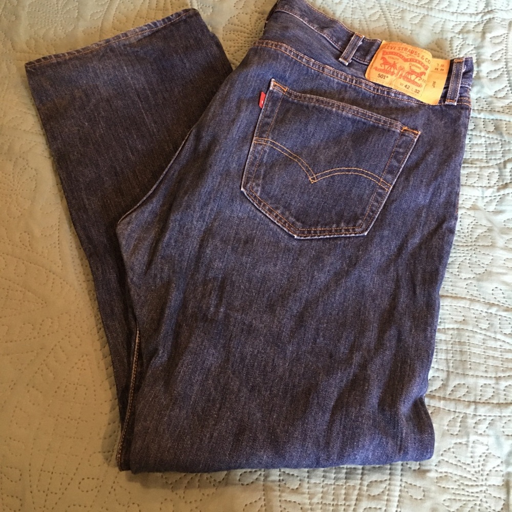 Levi’s 501 button fly denim jeans